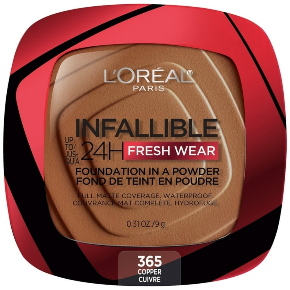 L'Oreal Paris Infallible up to 24H Fresh Wear Foundation in a Powder, 365 Copper
